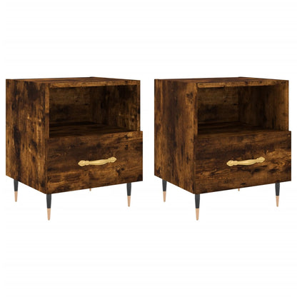 Bedside Cabinet 40x35x47,5 cm Engineered Wood Smoked oak