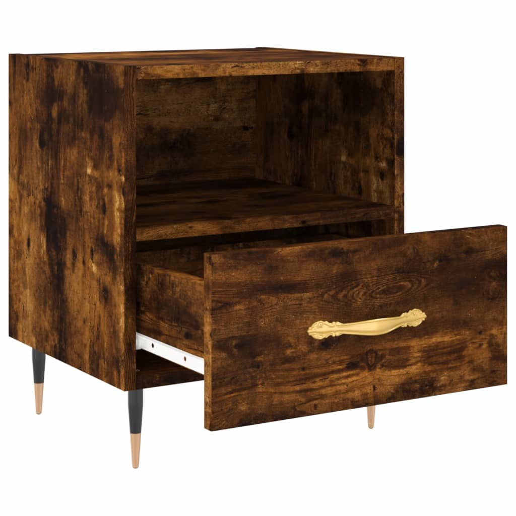 Bedside Cabinet 40x35x47,5 cm Engineered Wood Smoked oak