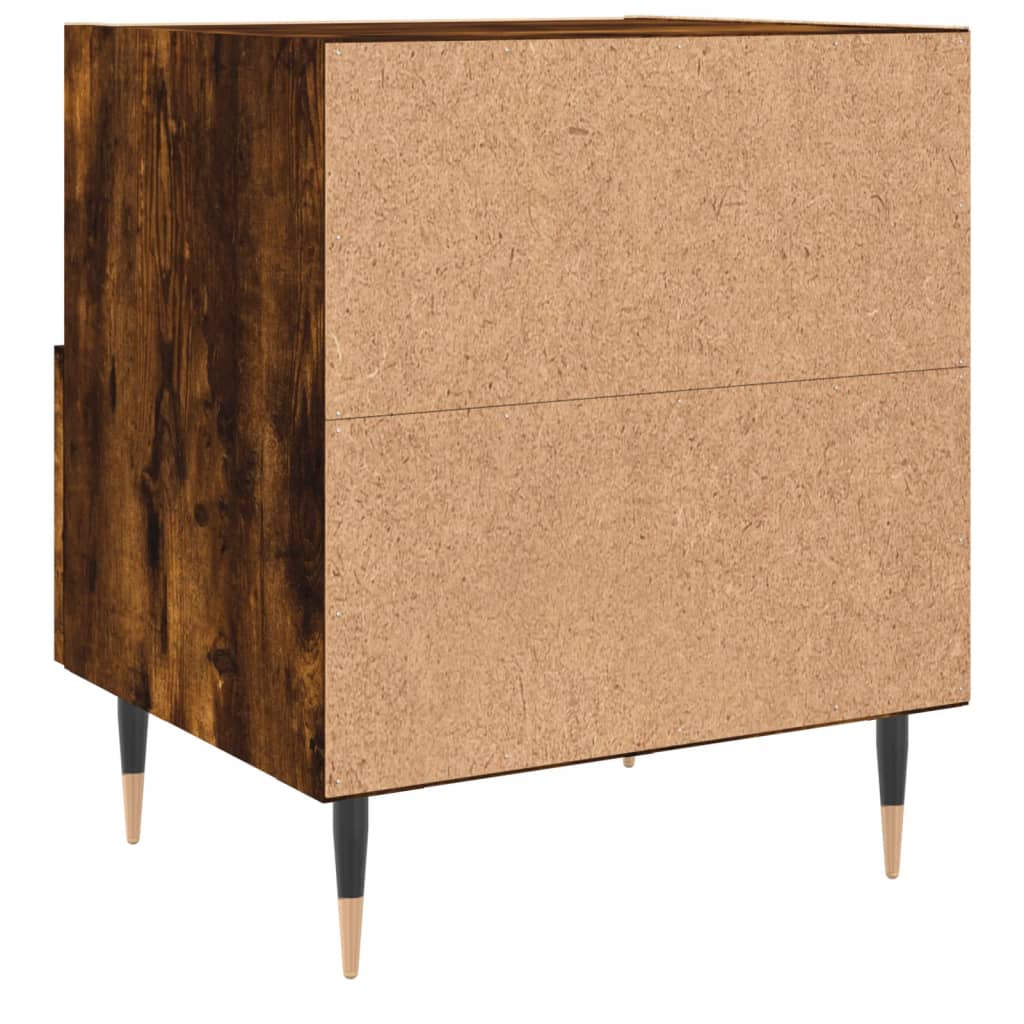 Bedside Cabinet 40x35x47,5 cm Engineered Wood Smoked oak