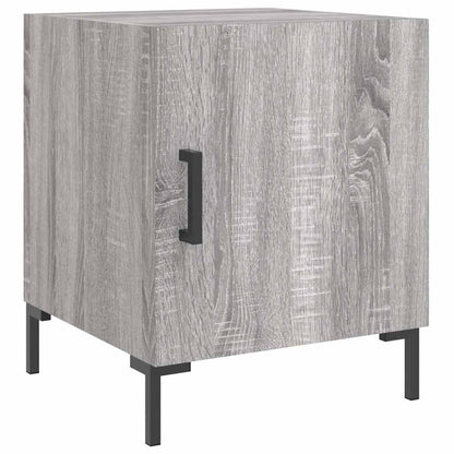 Bedside Cabinets 40x40x50 cm Engineered Wood Grey sonoma