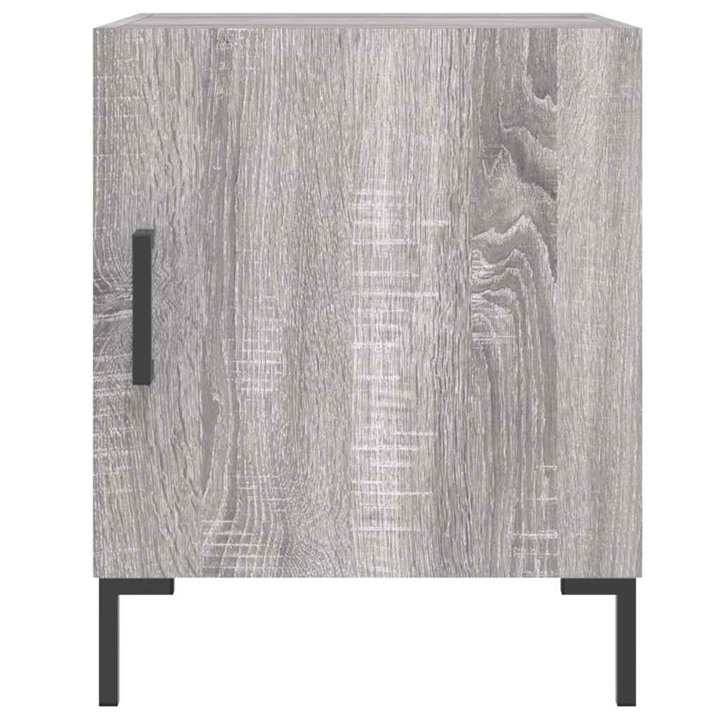Bedside Cabinets 40x40x50 cm Engineered Wood Grey sonoma