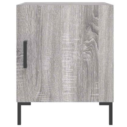 Bedside Cabinets 40x40x50 cm Engineered Wood Grey sonoma
