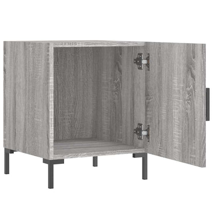 Bedside Cabinets 40x40x50 cm Engineered Wood Grey sonoma