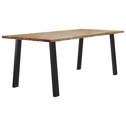 vidaXL Dining Table | Natural wood | Solid acacia wood | Large | Durable 3