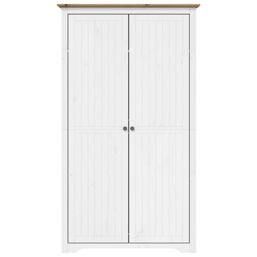 Wardrobe "BODO" 99x53,5x173 cm Solid Wood Pine Brown