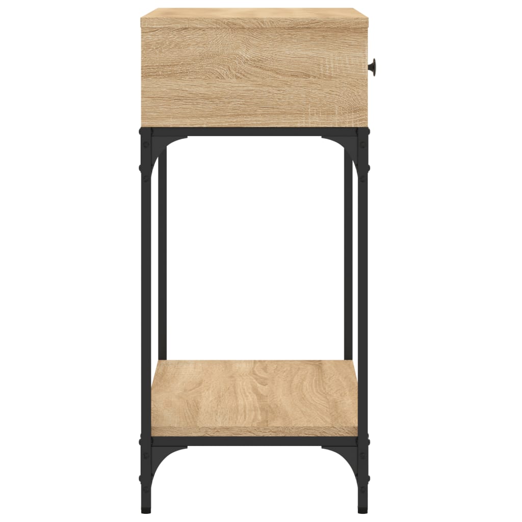 Console Table 100x34,5x75 cm Engineered Wood Sonoma oak 75 cm