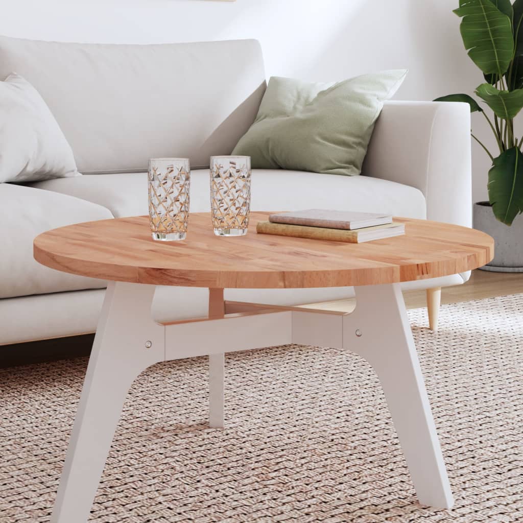 Table Top Square Solid Wood Beech Brown 60 x 60 x 4 cm – 90 x 90 x 4 cm 80 x 2.5 cm