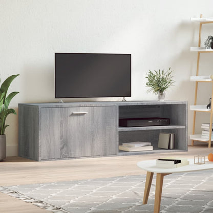 TV Cabinet 120x34x37 cm Engineered Wood Grey sonoma