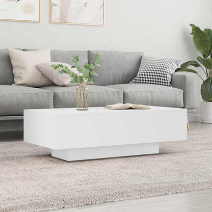 Coffee Table 100x49,5x31 cm Engineered Wood White