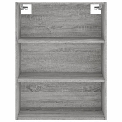 Highboard 69.5x34x180 cm Engineered Wood 2 Doors Grey sonoma
