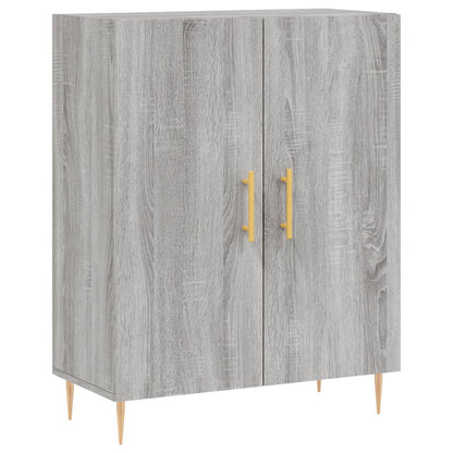 Highboard 69.5x34x180 cm Engineered Wood 2 Doors Grey sonoma