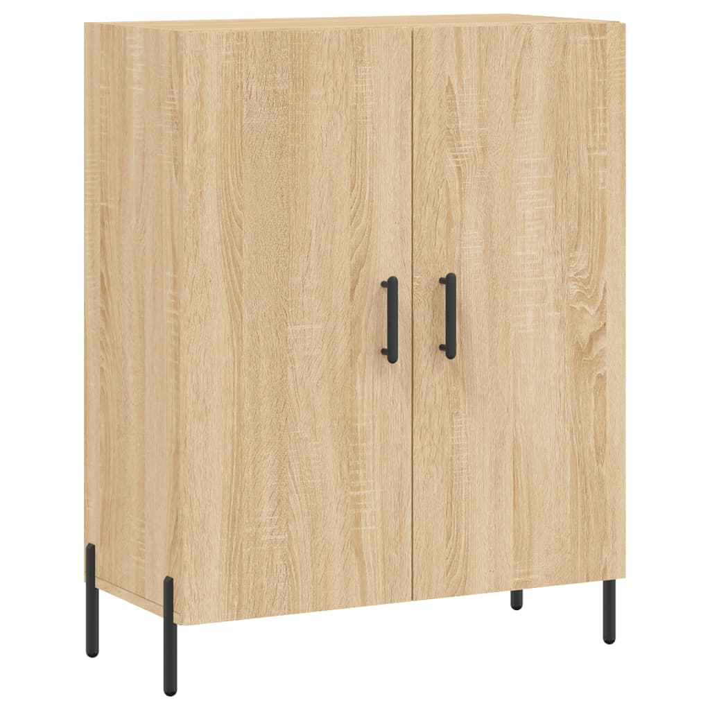 Highboard 69.5x34x180 cm Engineered Wood 2 Doors Sonoma oak
