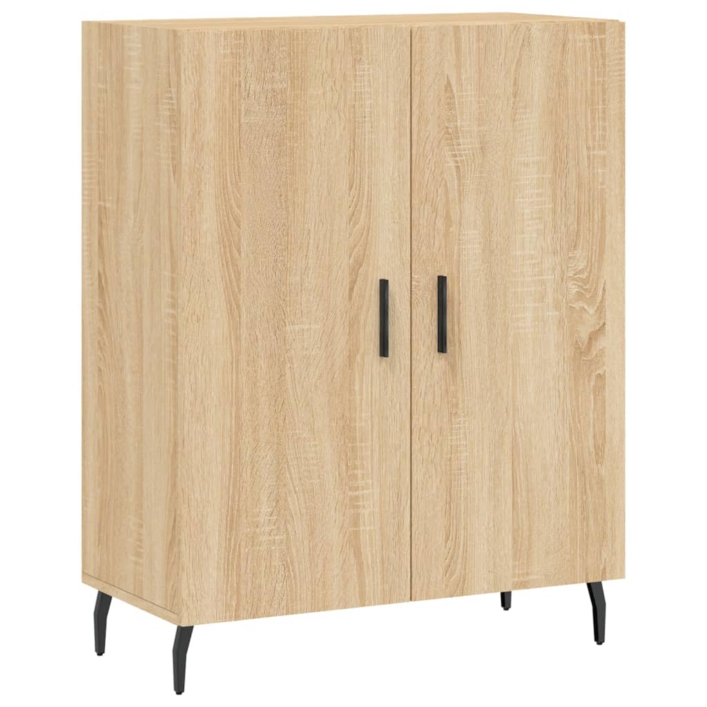Highboard 69.5x34x180 cm Engineered Wood 2 Doors Sonoma oak