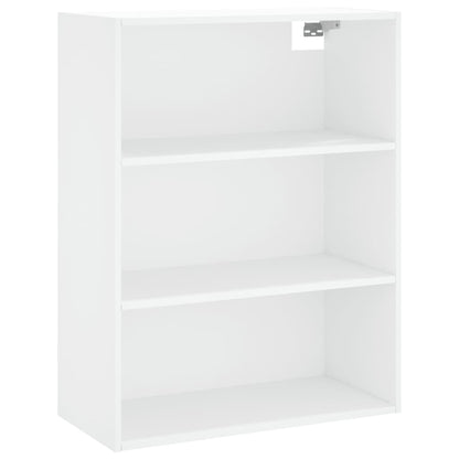 Highboard 69.5x34x180 cm Engineered Wood 2 Wood Doors White