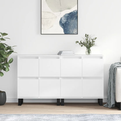 Sideboards Engineered Wood 2 pcs White