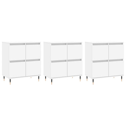 Sideboards Engineered Wood 3 pcs White