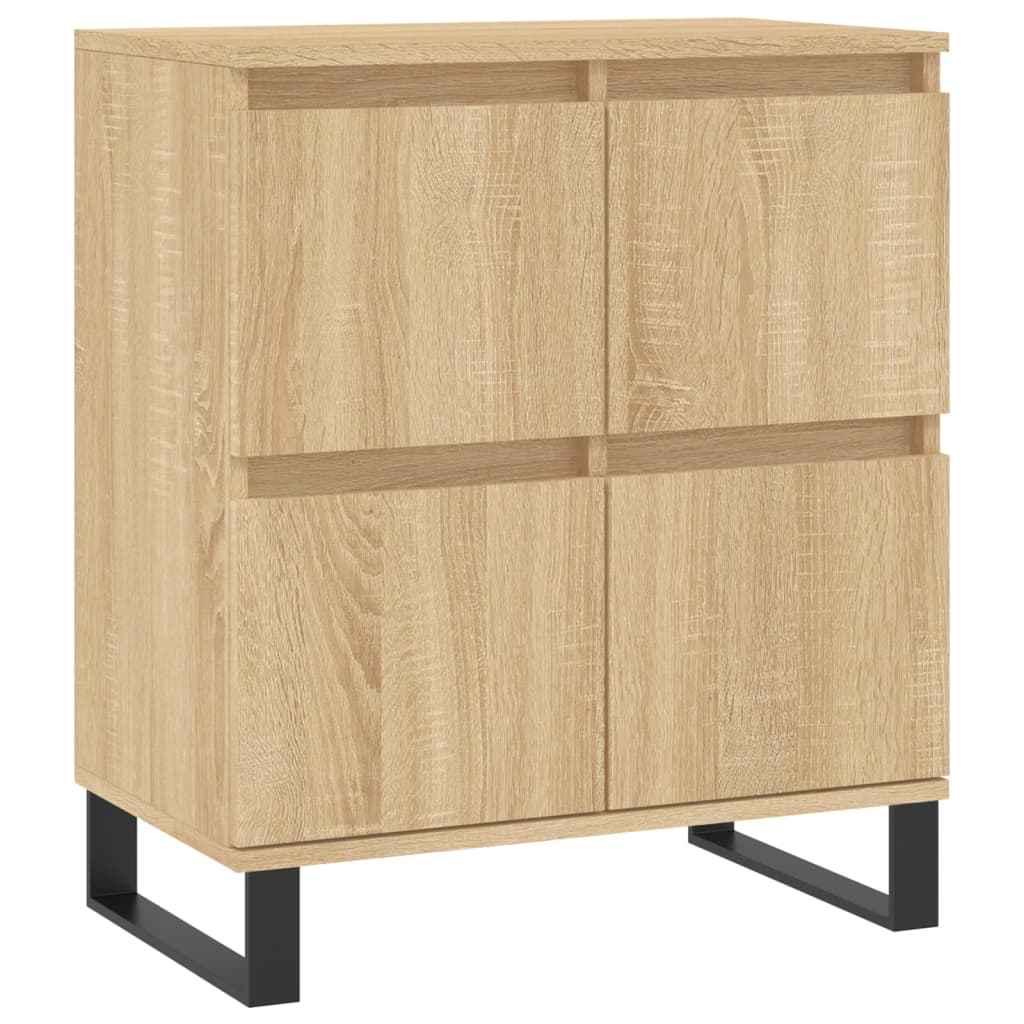 vidaXL Sideboards 3 pcs Sonoma Oak Engineered Wood 4