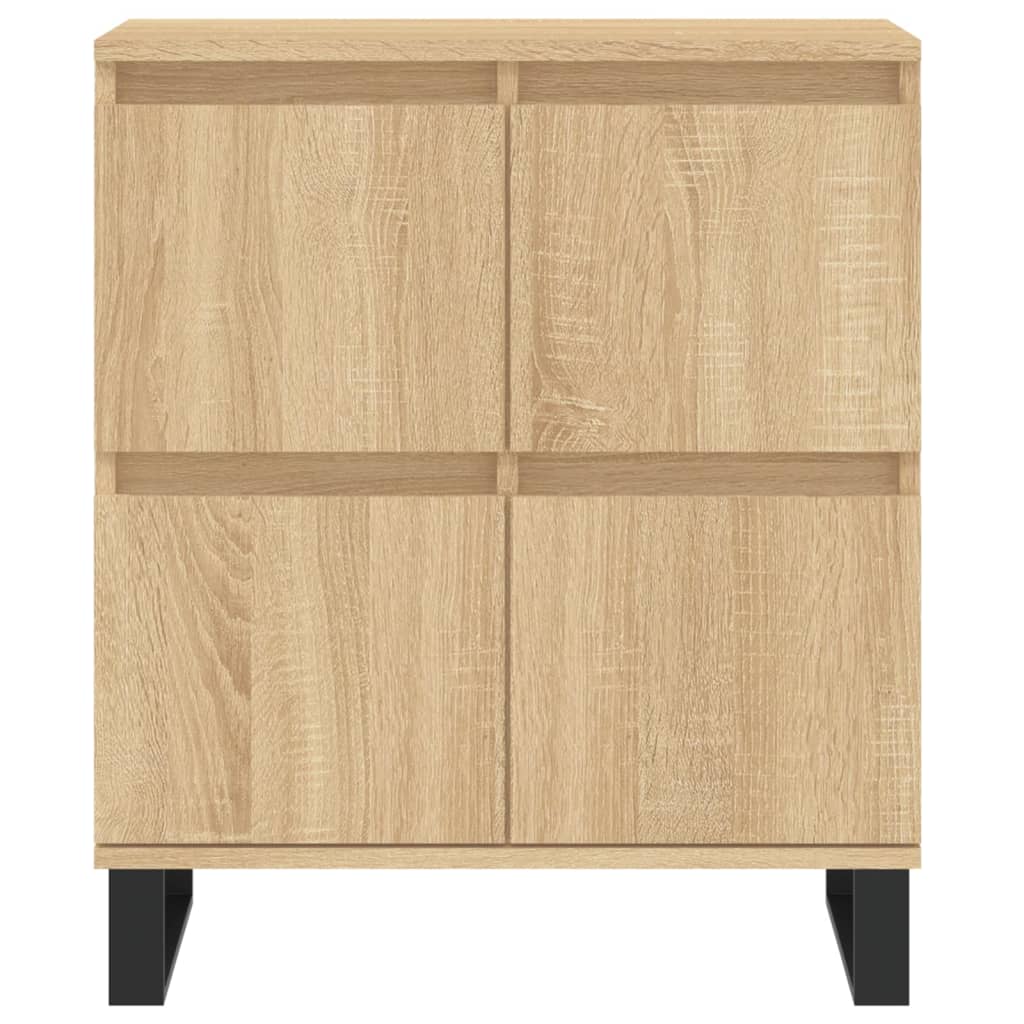 vidaXL Sideboards 3 pcs Sonoma Oak Engineered Wood 5