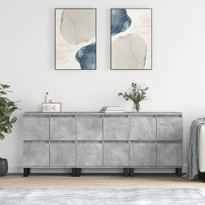 vidaXL Sideboards Engineered Wood 3 pcs