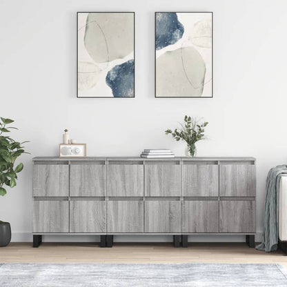 vidaXL Sideboards Engineered Wood 3 pcs