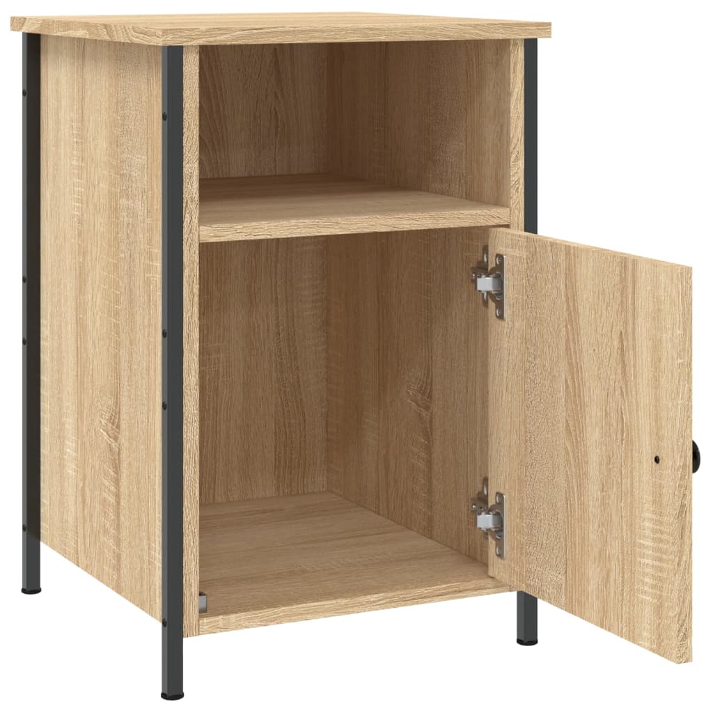 Bedside Cabinets 40x42x60 cm Engineered Wood Sonoma oak 1
