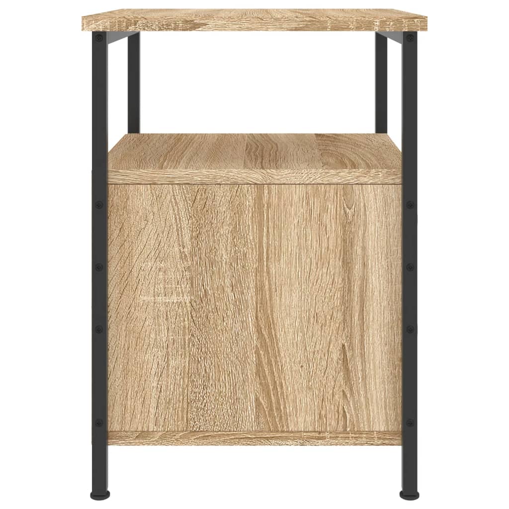 Bedside Cabinet 34x35,5x50 cm Engineered Wood Sonoma oak 1