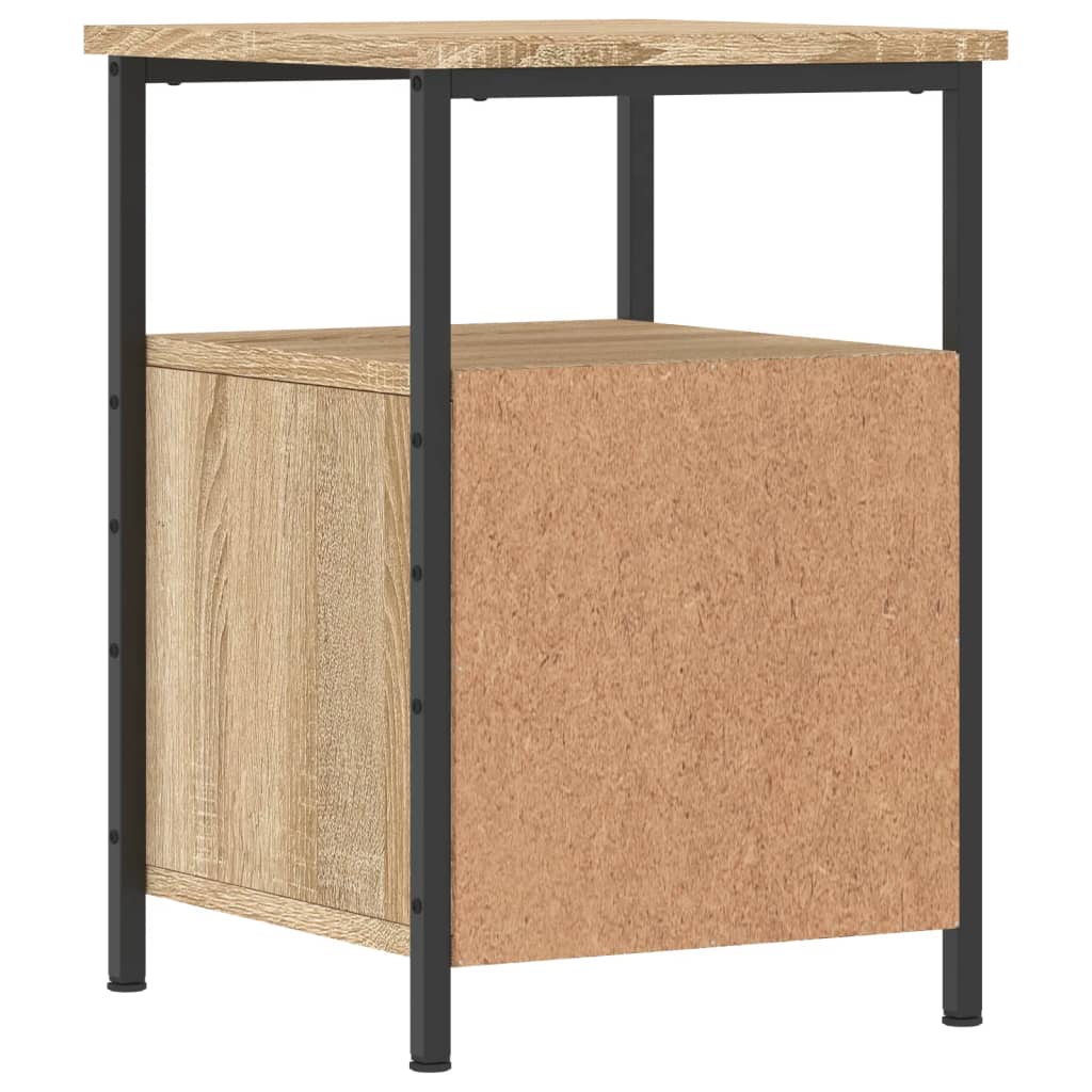 Bedside Cabinet 34x35,5x50 cm Engineered Wood Sonoma oak 1