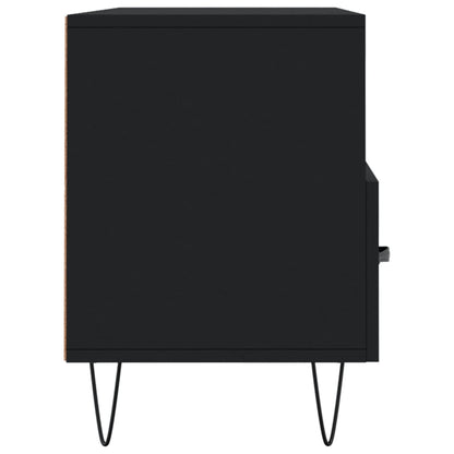 TV Cabinet 102x36x50 cm Engineered Wood Black