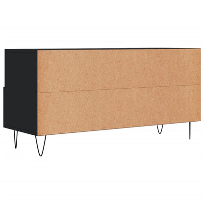 TV Cabinet 102x36x50 cm Engineered Wood Black