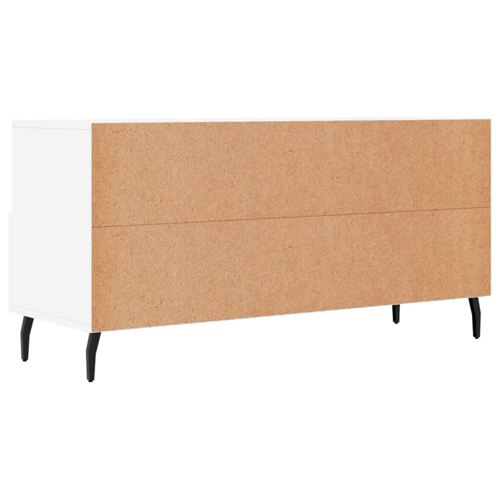 TV Cabinet 102x36x50 cm Engineered Wood White