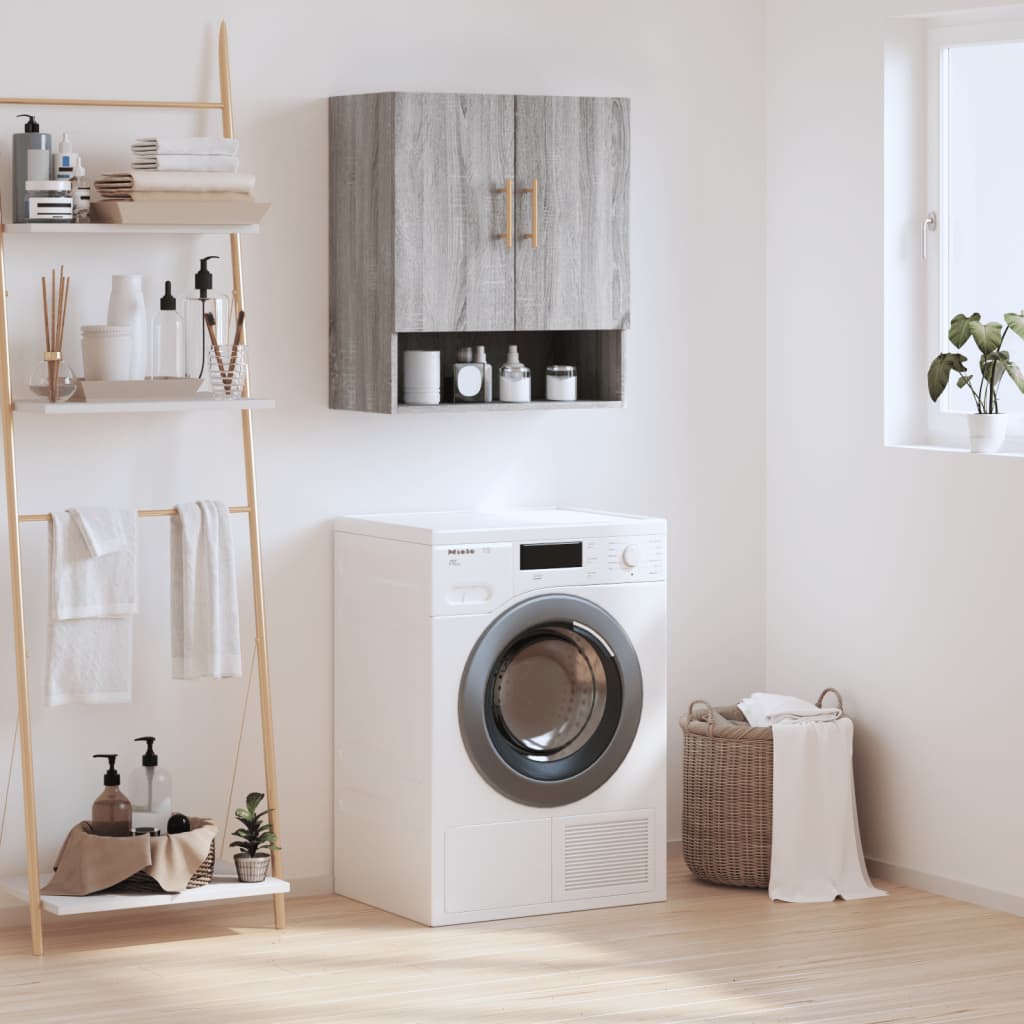 Wall Cabinet 60x31x70 cm Engineered Wood Grey sonoma