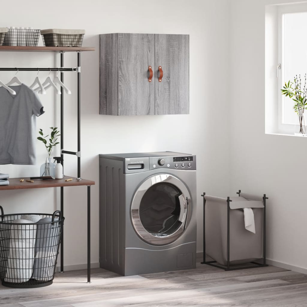 Wall Cabinet 60x31x60 cm Engineered Wood Grey sonoma
