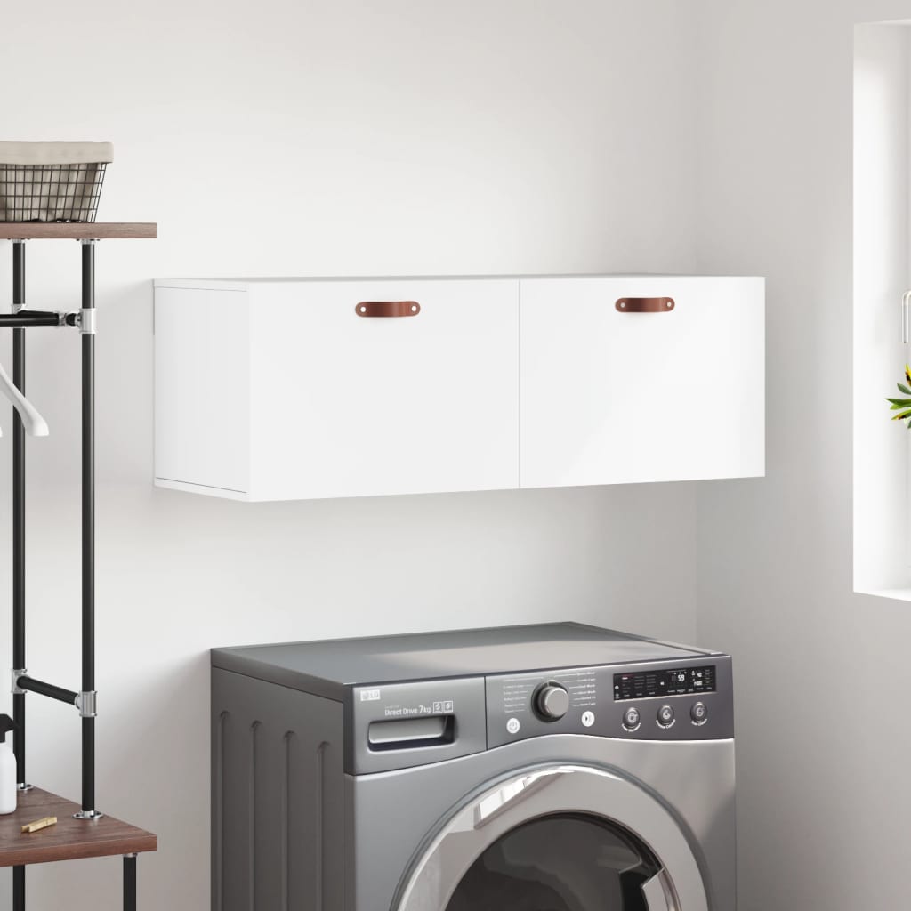 Wall Cabinet 60x36,5x35 cm Engineered Wood White
