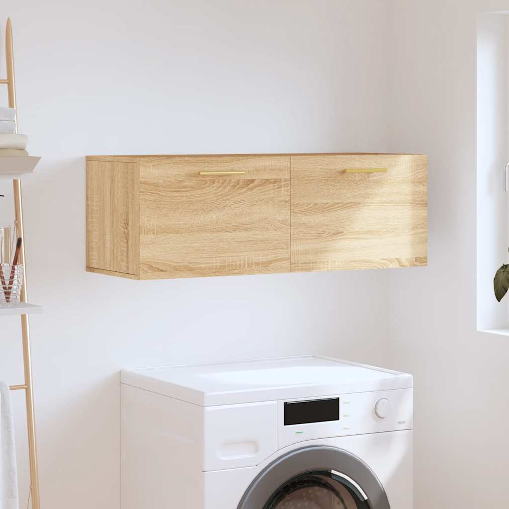 Wall Cabinet 100x36.5x35 cm Engineered Wood Sonoma oak