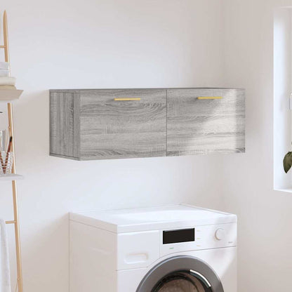 Wall Cabinet 100x36.5x35 cm Engineered Wood Grey sonoma