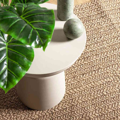 Rug ZIZUR Jute Look Indoor and Outdoor Rectangular Brown 200 x 290 cm