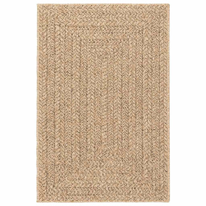 Rug ZIZUR Jute Look Indoor and Outdoor Rectangular Brown 200 x 290 cm