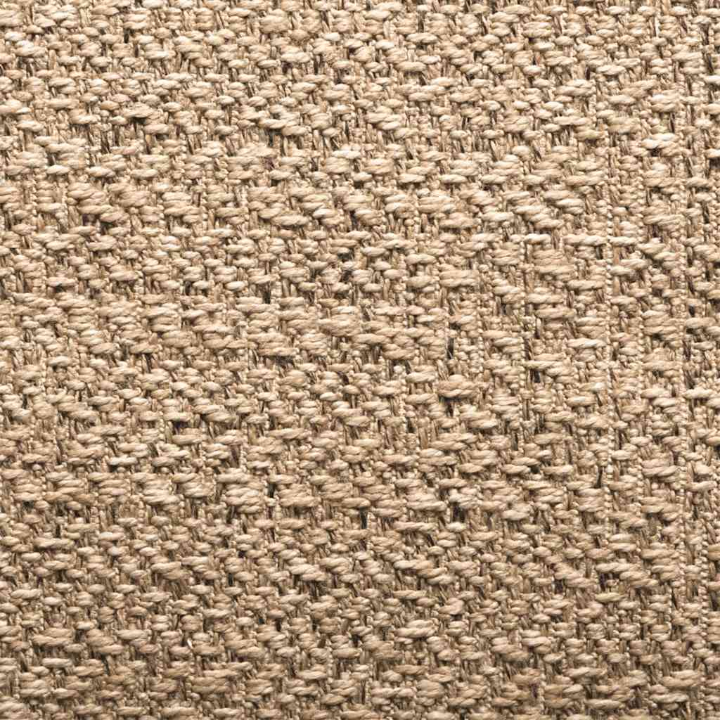Rug ZIZUR Jute Look Indoor and Outdoor Rectangular Brown 200 x 290 cm