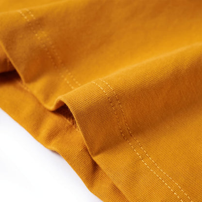 Kids' T-shirt with Long Sleeves 92 Ochre