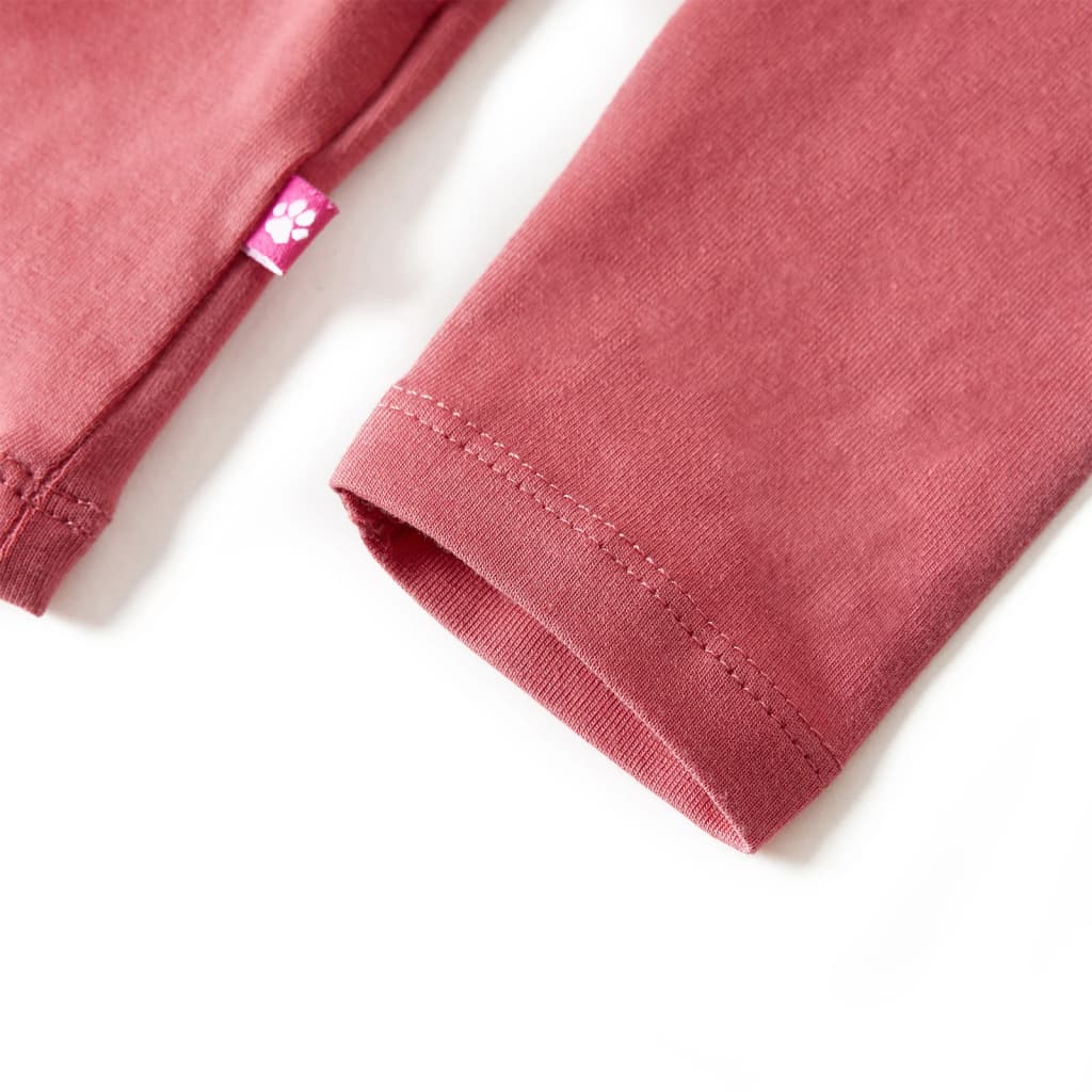 Kids' T-shirt with Long Sleeves Old 92 Pink 104 (3-4y)
