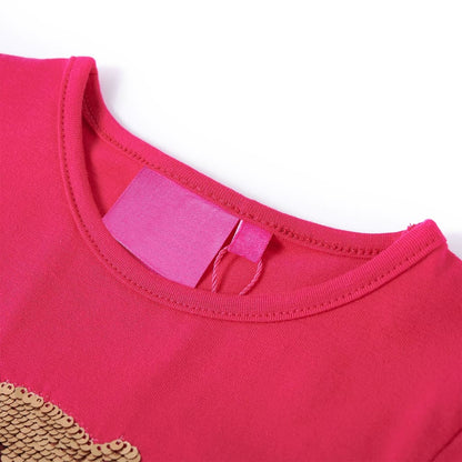 Kids' T-shirt with Long Sleeves 92 Pink 116 (5-6y)