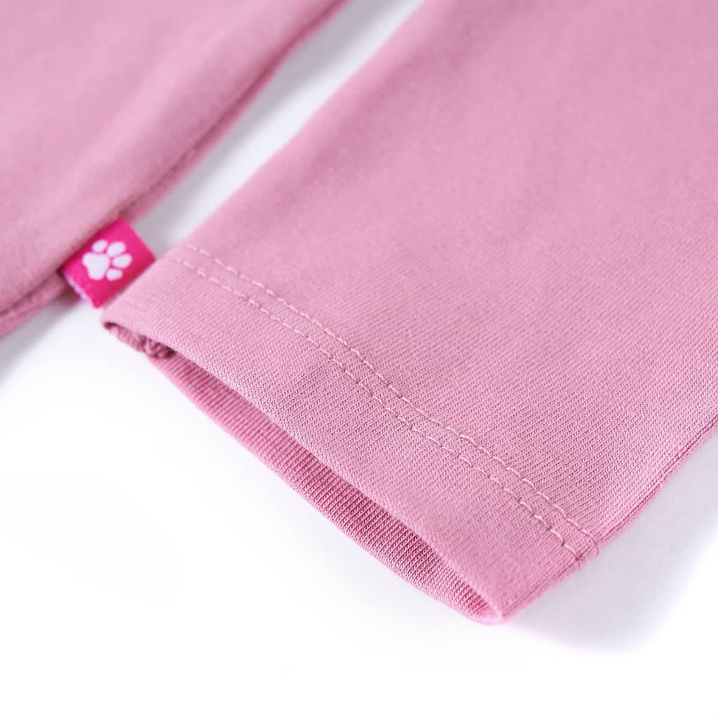 Kids' T-shirt with Long Sleeves 92 Pink 104 (3-4y)