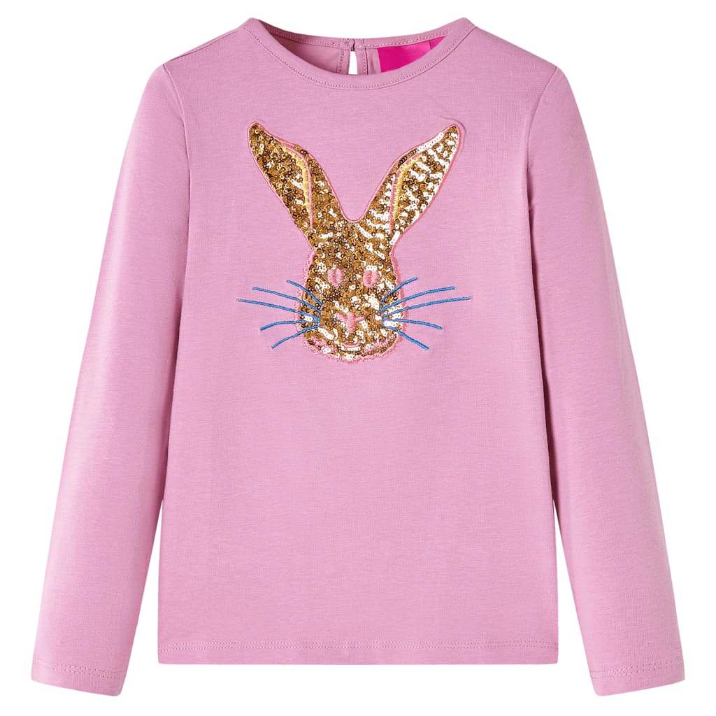 Kids' T-shirt with Long Sleeves 92 Pink 116 (5-6y)