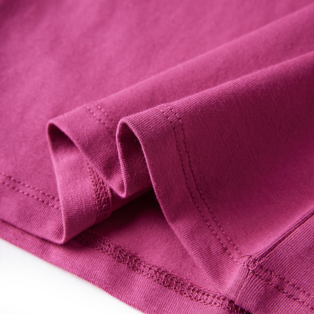 Kids' T-shirt with Long Sleeves 92 Raspberry 104 (3-4y)