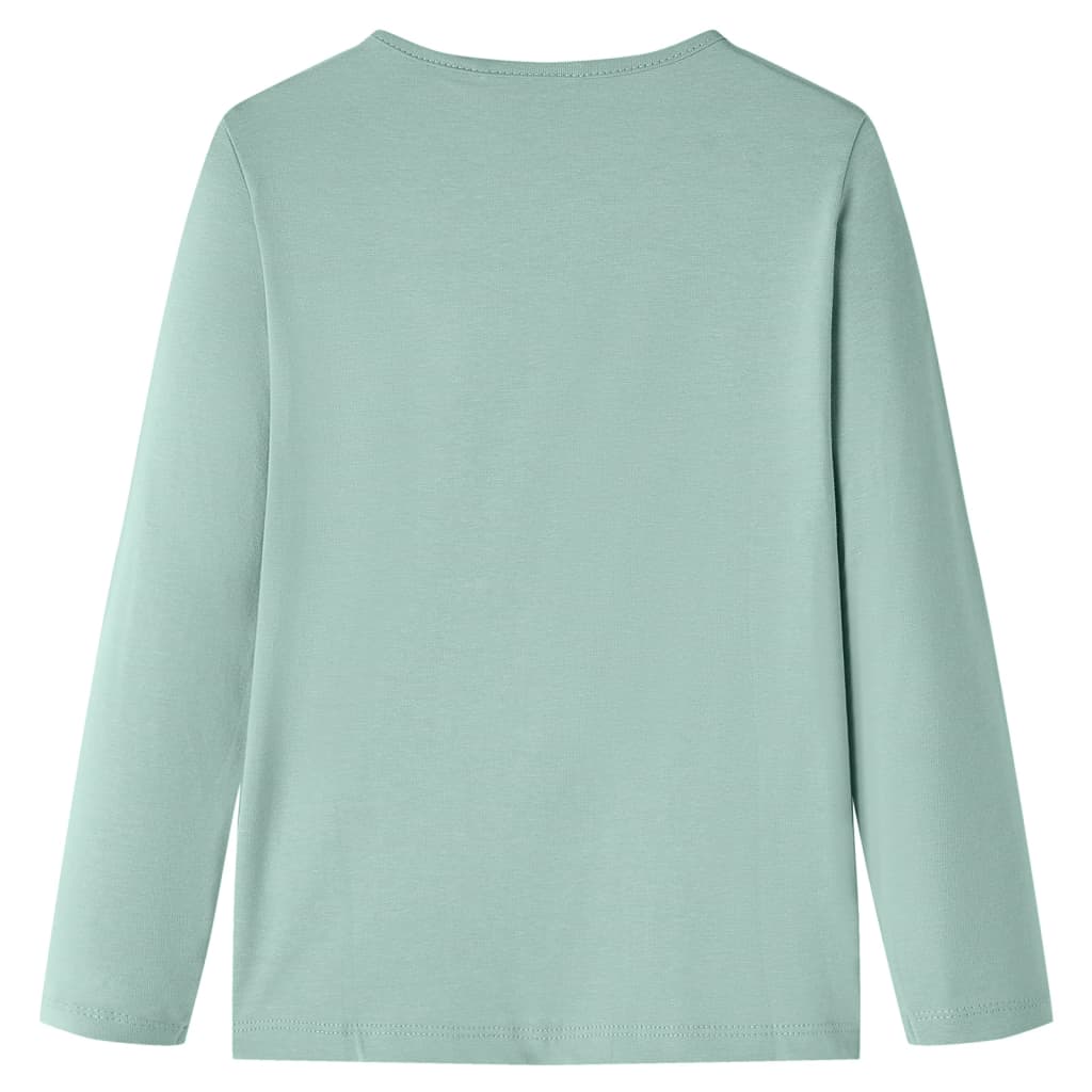 Kids' T-shirt with Long Sleeves 92 Mint 116 (5-6y)