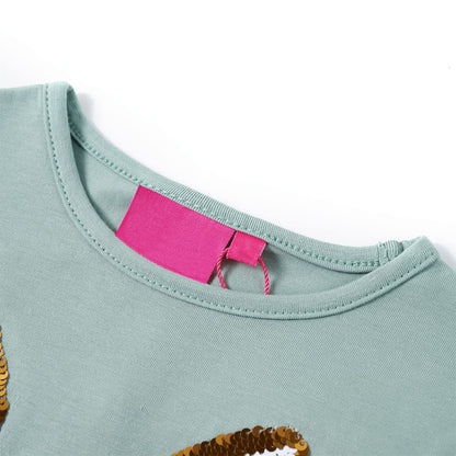 Kids' T-shirt with Long Sleeves 92 Mint 116 (5-6y)