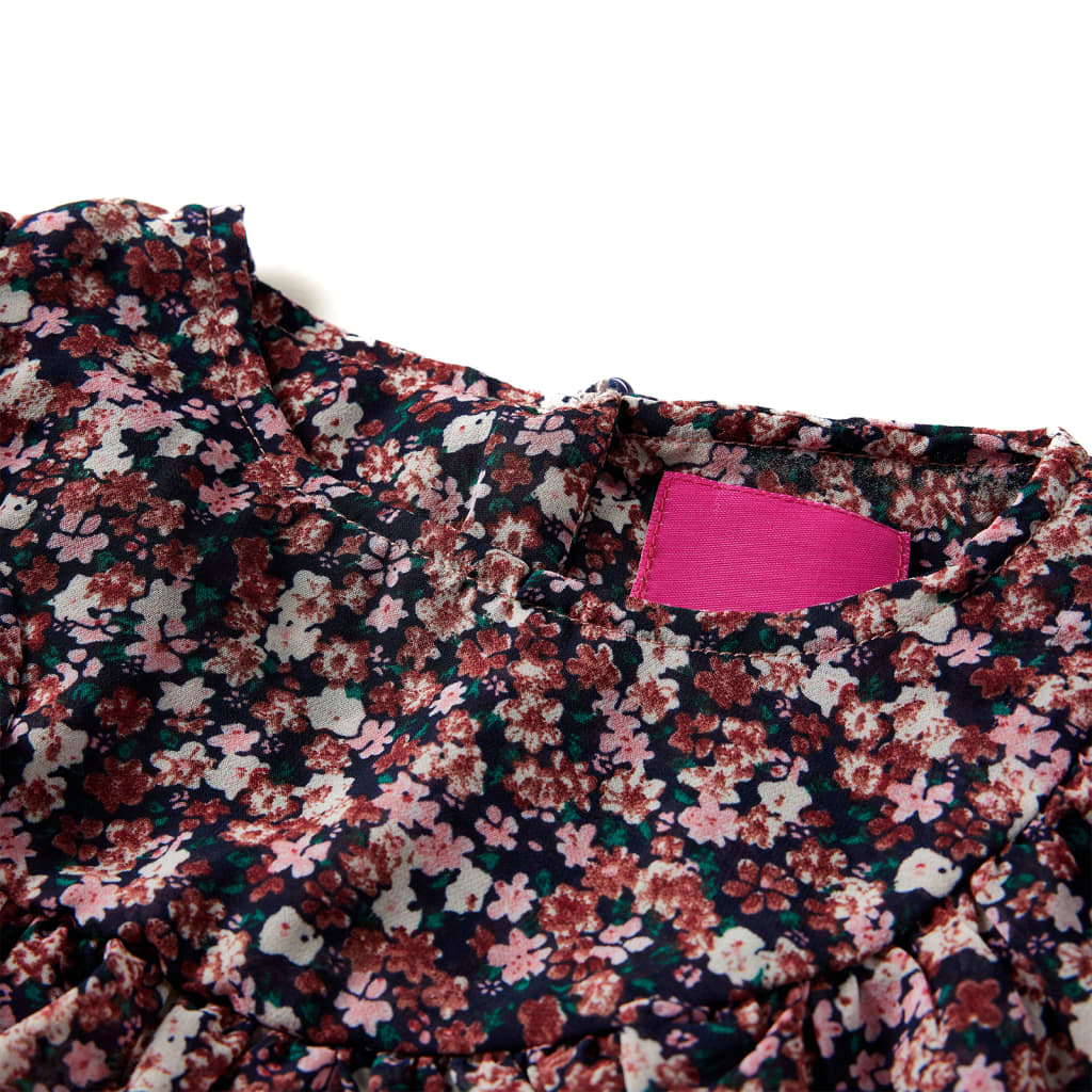 Kids' Shirt with Long Sleeves Dark Pink 92 104 (3-4y)