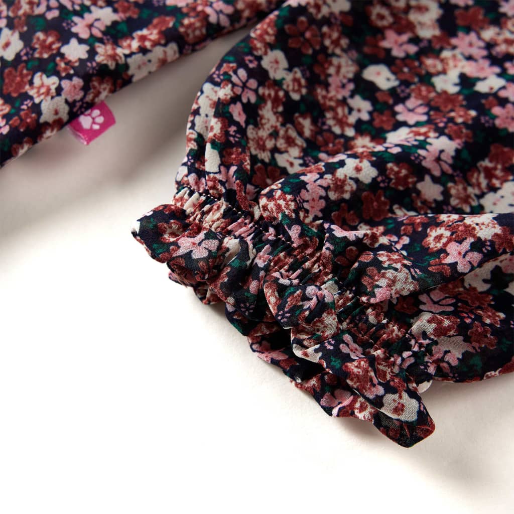 Kids' Shirt with Long Sleeves Dark Pink 92 104 (3-4y)