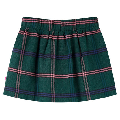 Kids' Skirt Dark Green 92 104 (3-4y)