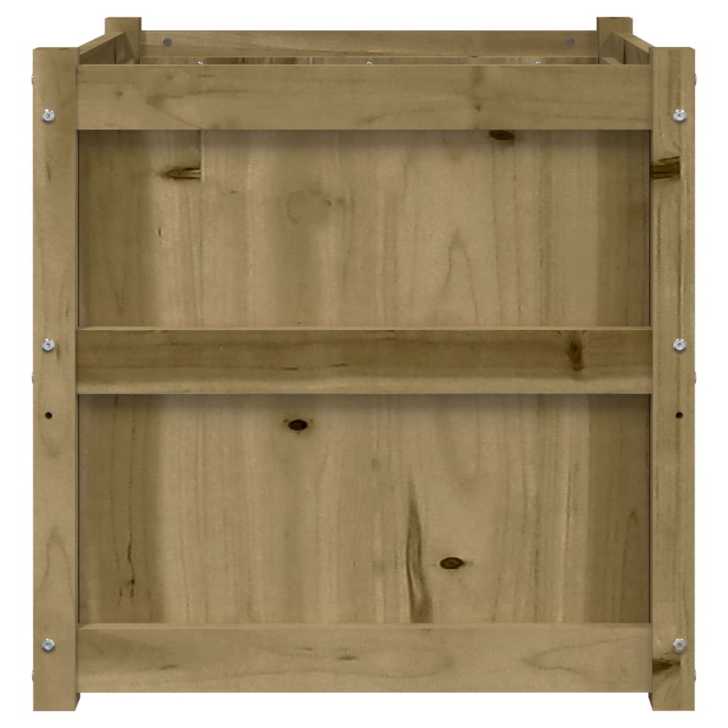 Garden Planters Solid Wood Pine Natural impregnated 2